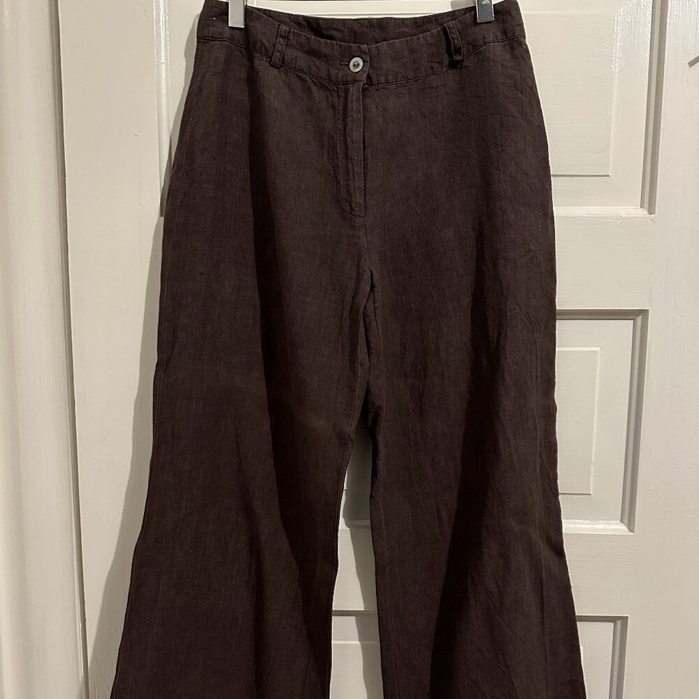 Sundance cropped linen pants